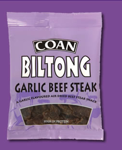 garlic beef biltong